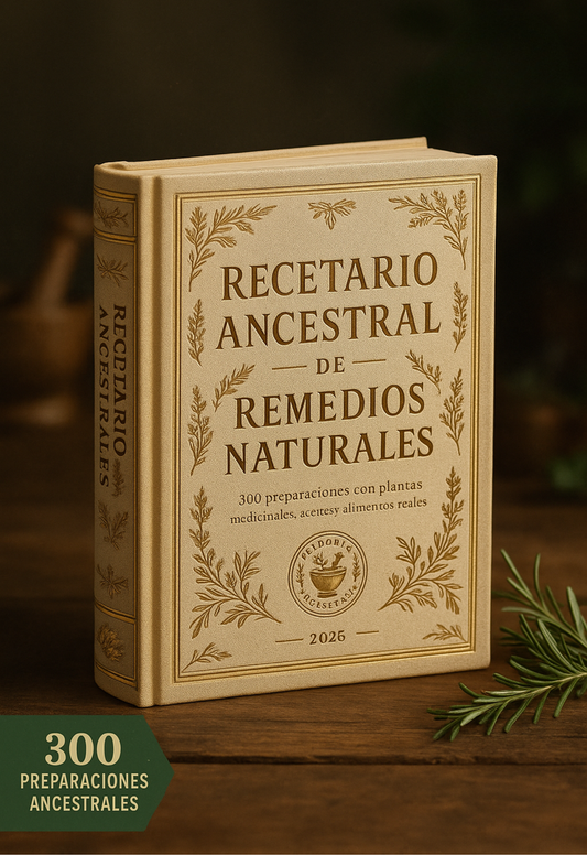 RECETARIO ANCESTRAL + 10 LIBROS DE REGALO